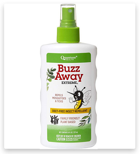 Quantum Health Buzz Away Extreme - Repellente per insetti senza DEET