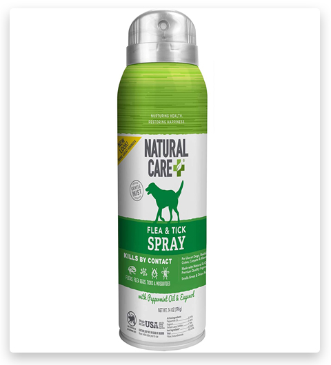 Spray contra pulgas y garrapatas para perros y gatos
