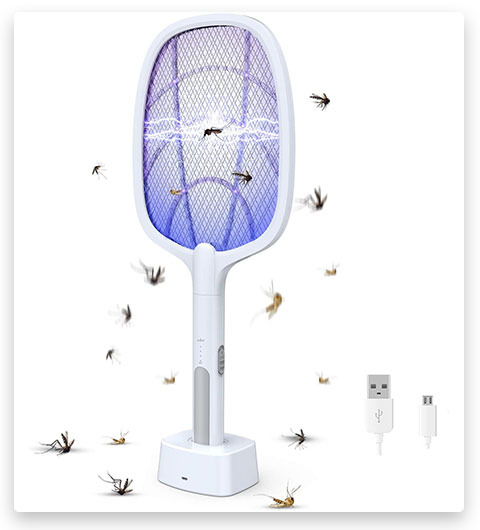 Imirror Bug Zapper, lampe et raquette anti-moustiques 2 en 1