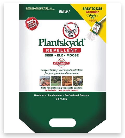 Répulsif organique granulaire pour animaux Plantskydd