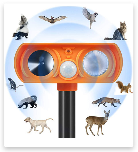 Zomma Hundeabwehr, Ultraschall-Tierabwehr mit Bewegungssensor