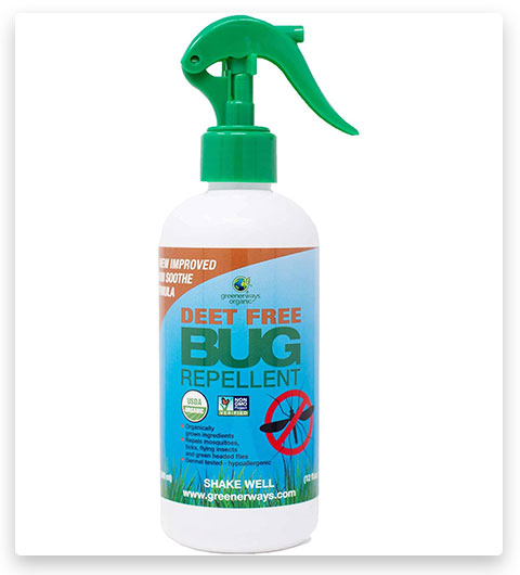 Spray anti-moustiques biologique sans Deet de Greenerways