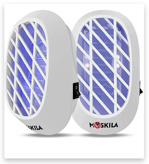 MOSKILA Electronic Bug Zapper - Lampe antiparasitaire pour moustiques d'intérieur.