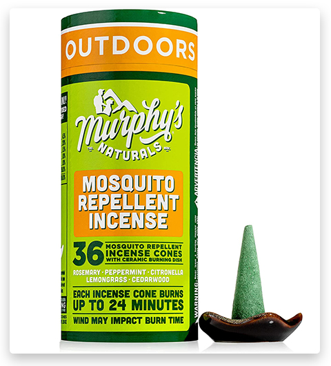 Conos de incienso repelente de mosquitos Murphy's Naturals
