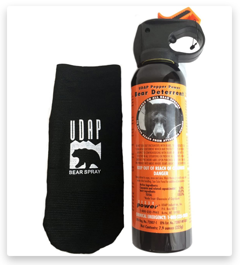 Spray per orsi arancione di sicurezza Udap