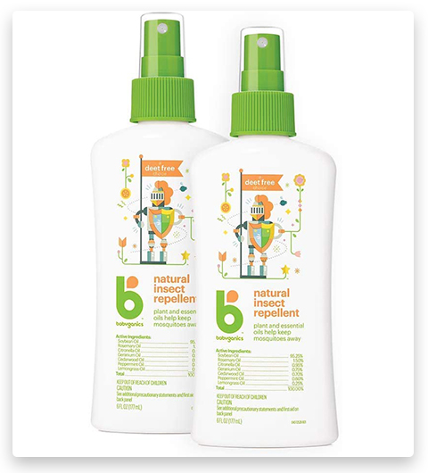 Spray naturale per insetti Babyganics