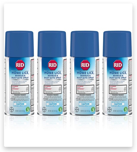 Rid Home Spray para piojos, chinches y ácaros del polvo