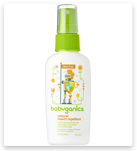Spray anti-insecte Babyganics format voyage