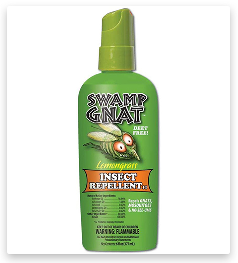 Harris Swamp Gnat Repellente naturale per zanzare e insetti senza deet