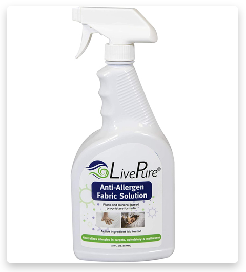 LivePure Spray per tessuti anti-allergeni 