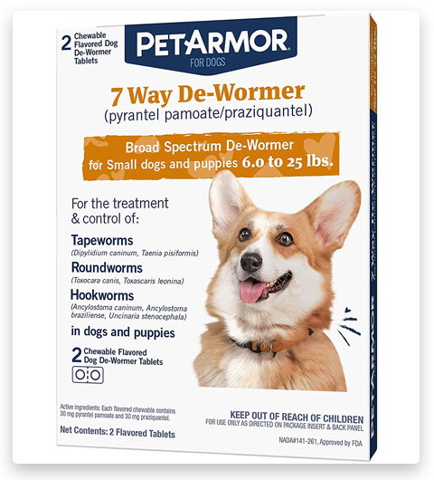 PetArmor 7-Wege-Entwurmungsmittel für Hunde