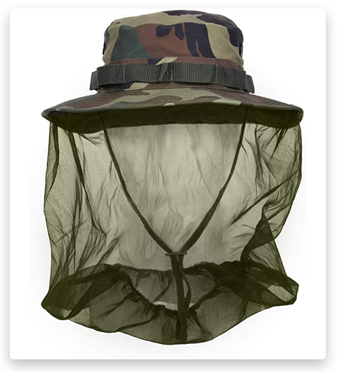 Sombrero militar Rothco con mosquitera 