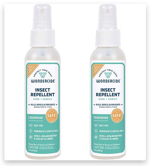 Wondercide - Repellente per zanzare, zecche, mosche e insetti con oli essenziali naturali