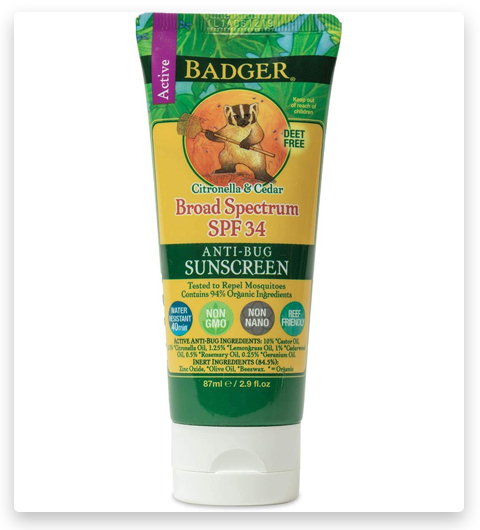 Badger - SPF 34 Anti-Bug Sunscreen Cream