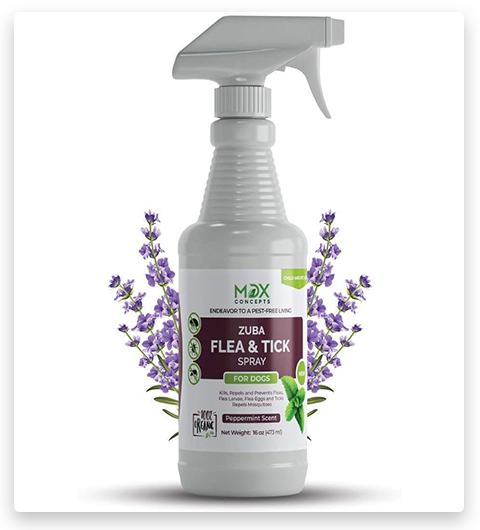Mdxconcepts Organic Flea and Tick Control Spray for Dogs