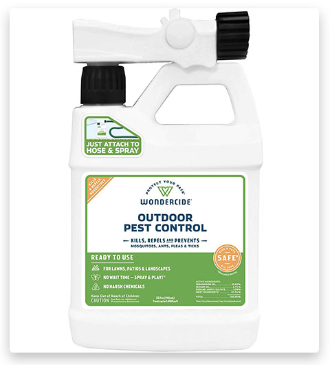 Wondercide - EcoTreat Spray para el control de plagas en exteriores listo para usar