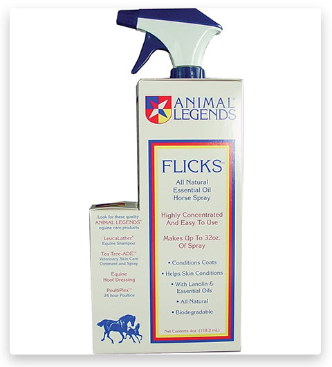 Animal Legends Flicks Essential Oil Horse Spray