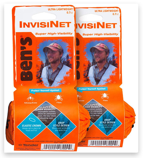 Rete per insetti repellente per la testa Ben's InvisiNet