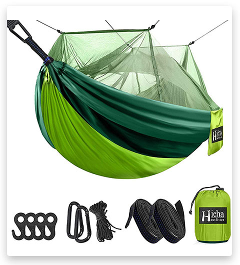 Hieha Camping Hammock with Mosquito Net