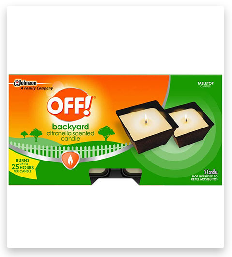 OFF! Citronella Scented Candle