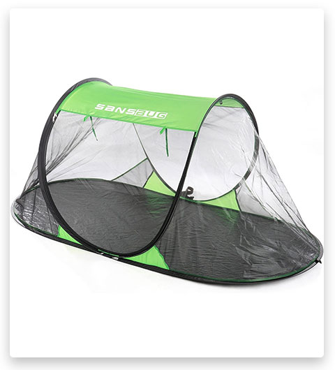 SANSBUG 1-Personen Popup-Zelt mit Schirm